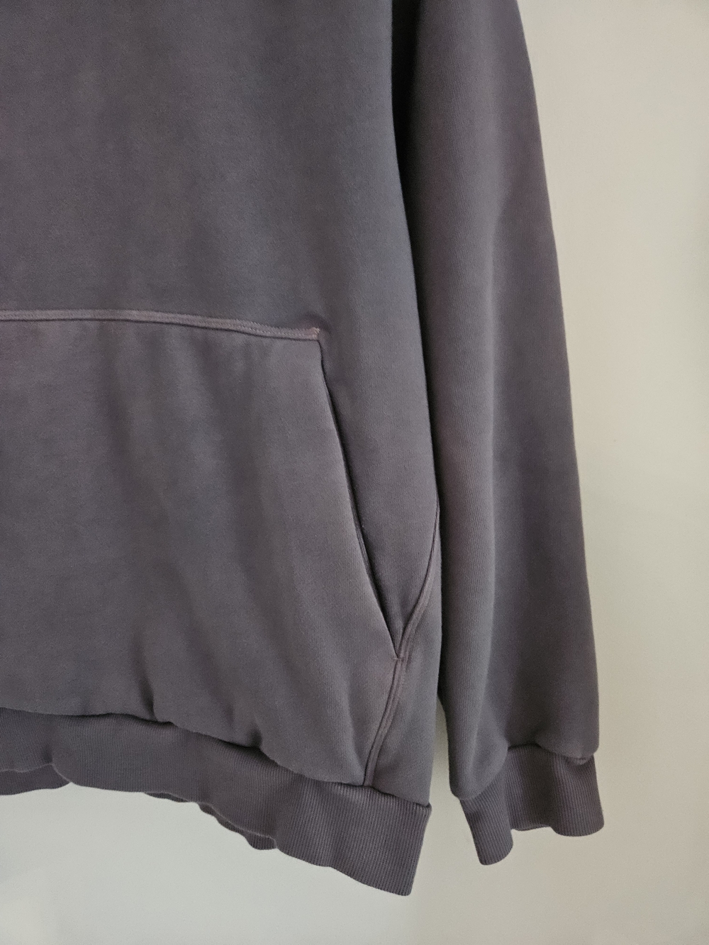 Lululemon Washed Charcoal Gray Hooded Sweatshirt Mens Large - Picture 4 of 6